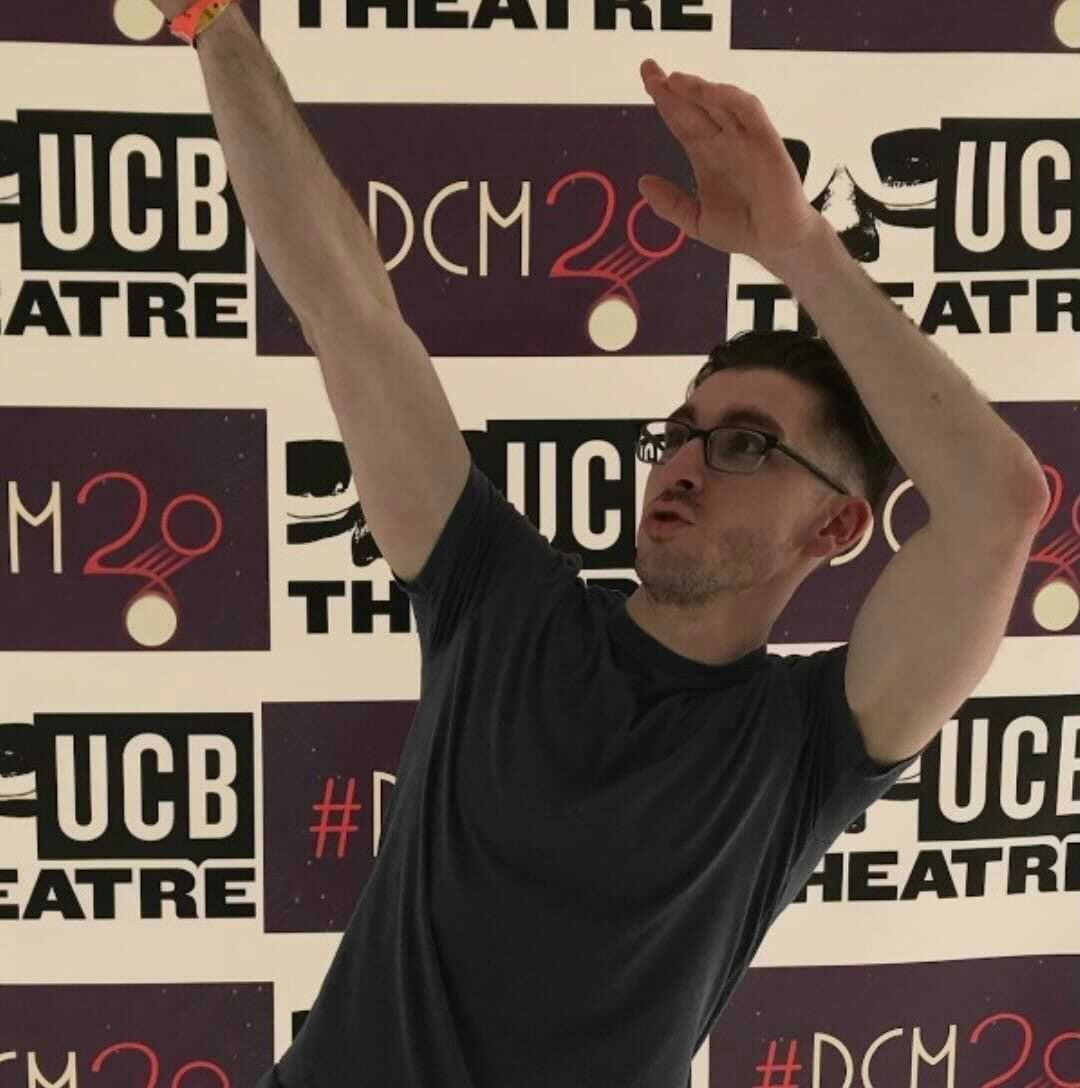 Ross showing off his killer dance moves